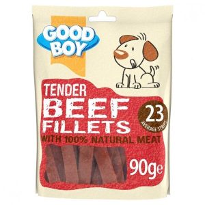 GOOD BOY Beef Fillets, 90g